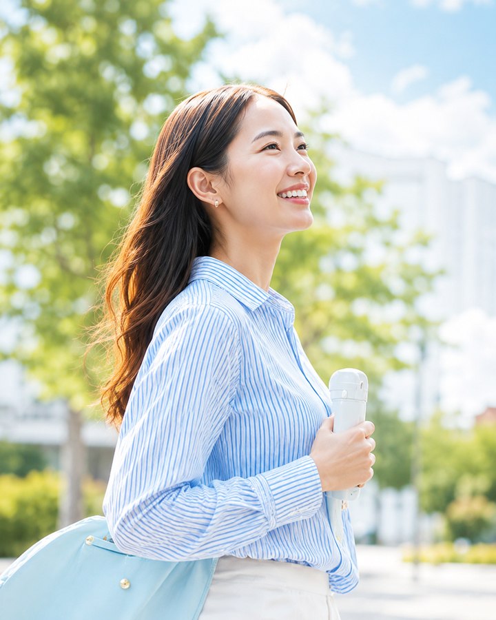 英語を話す未来に向かう学生